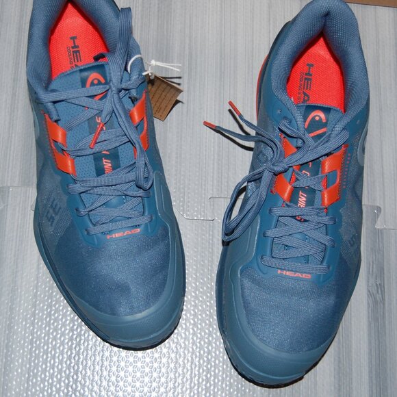Head Sprint Pro 3.5 Bluestone Orange Tennis Shoes Men's Size 11 New in Box - Picture 4 of 16